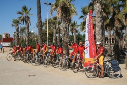 Przygotowania harcerzy do wyprawy rowerowej Łódź - Barcelona